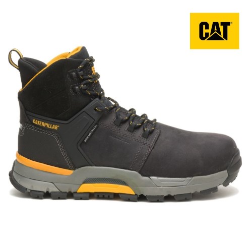 Caterpillar Edge Waterproof Nano Toe Miesten Turvakengät Suklaa/Mustat (YUJIE)